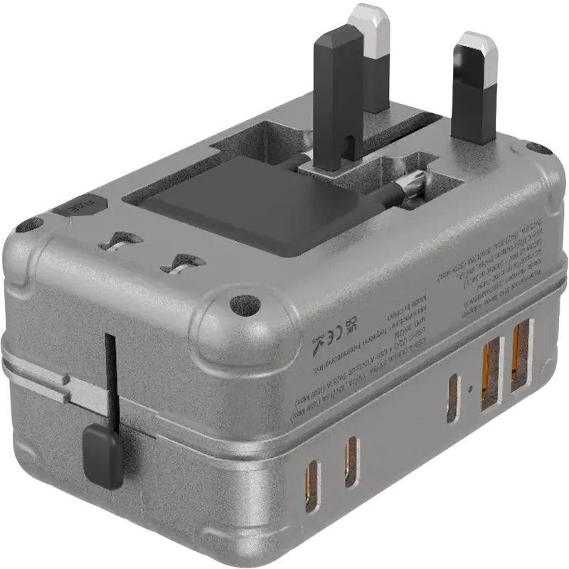 Levelo Roamiversal 35W Luggage Design Travel Adapter 1 Mascom International.webp
